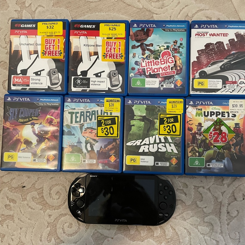 Psvit console with games